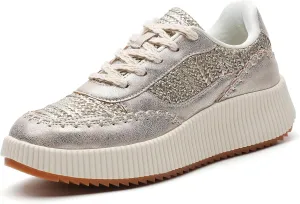 CERYTHRINA Platform Sneakers Women Fashion Shoes: 2.2 Inches - Chunky Braided Walking Shoes