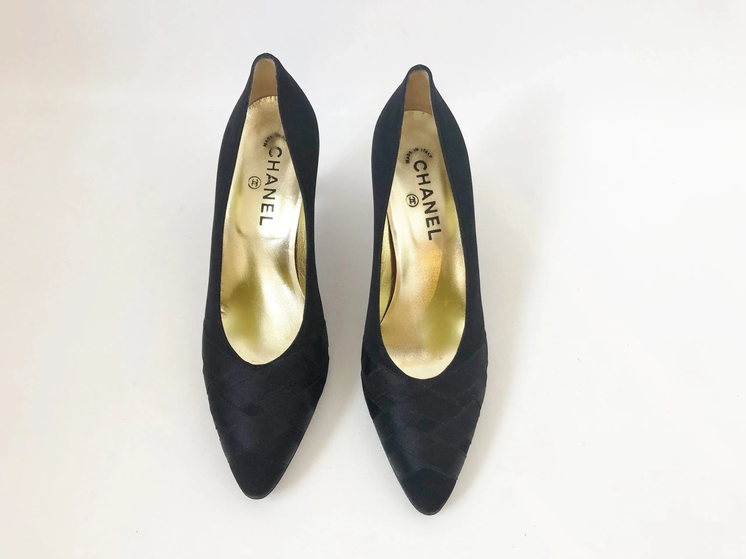 Chanel Fabric Weave Pump Size 9.5