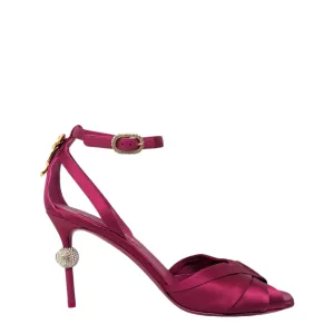 Chanel Satin Jewel Pump - Size 39/8
