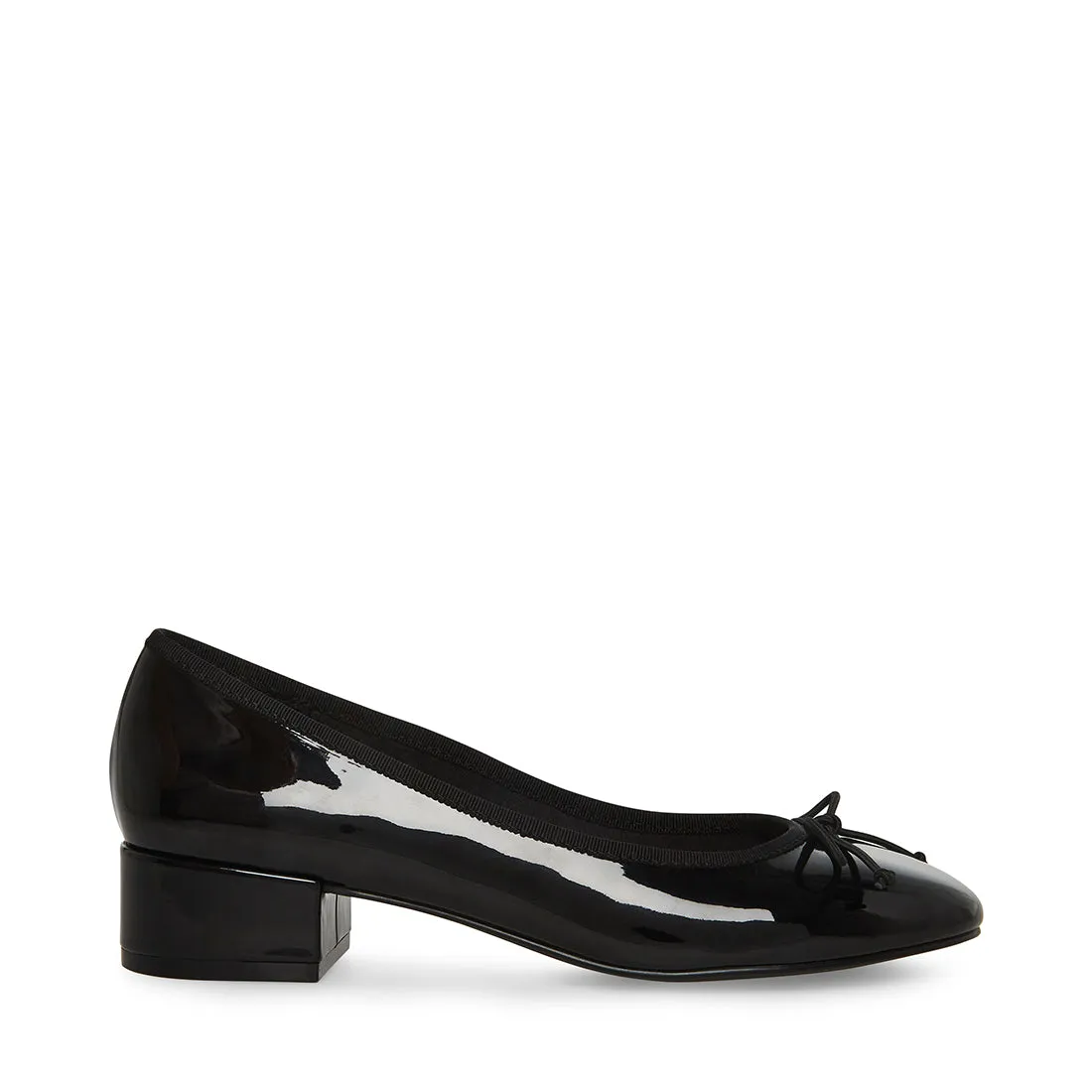 CHERISH BLACK PATENT HEELS