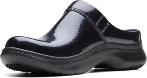 Clarks Unisex ClarksPro Clog Sneaker, Navy Paten, 0 US Women