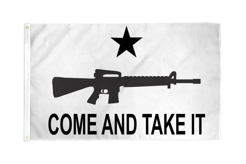 Come and Take It (Rifle White) 3x5ft DuraFlag