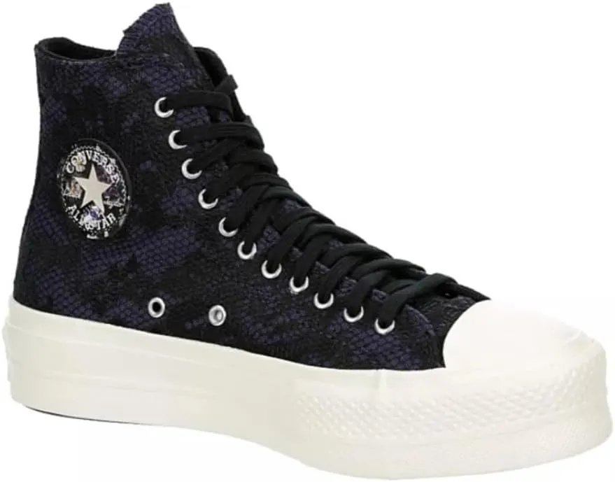Converse Unisex Chuck Taylor All Star High Top Canvas Sneaker - Lace up Closure Style - Navy