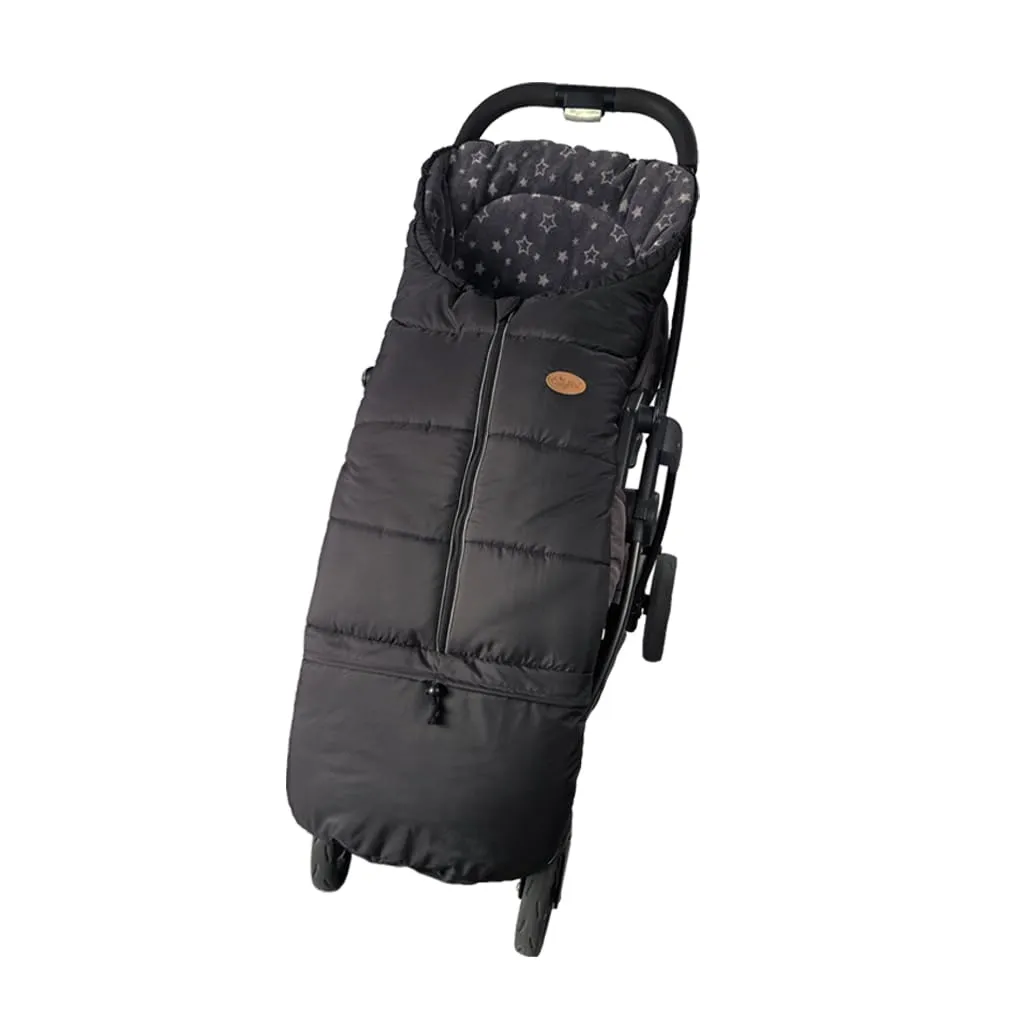 CozyMe Stroller Cover for Winter with Length Extension from Newborn to 5T,Anti-Slip and Water_Resistant Cozy Stroller Blanket,Infant Bassinet Bunting Bag, Anti-Kick Stroller Footmuff for Toddler