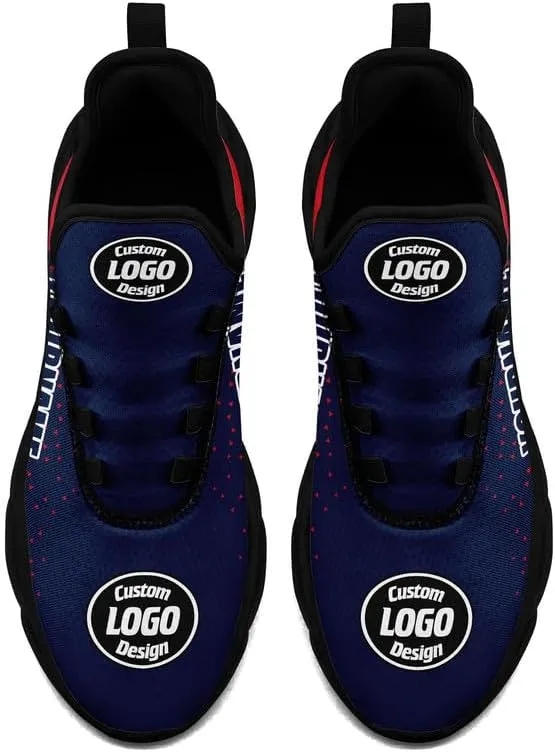 Custom Running Shoes for Men Women Print Team Company Logo Name Number Sneaker Personalized Gift Unisex Baseball Tennis Shoes