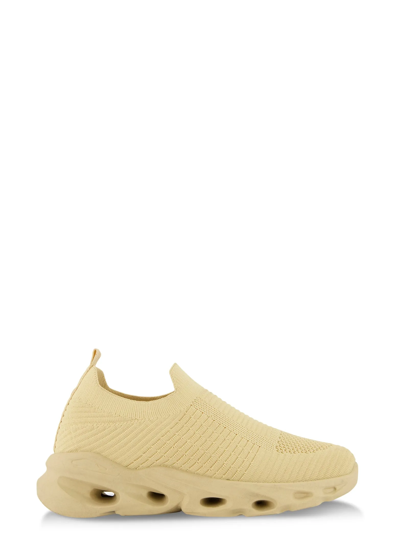 Cut Out Sole Slip On Sneakers