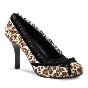 DAINTY-420 - Cheetah Print Satin