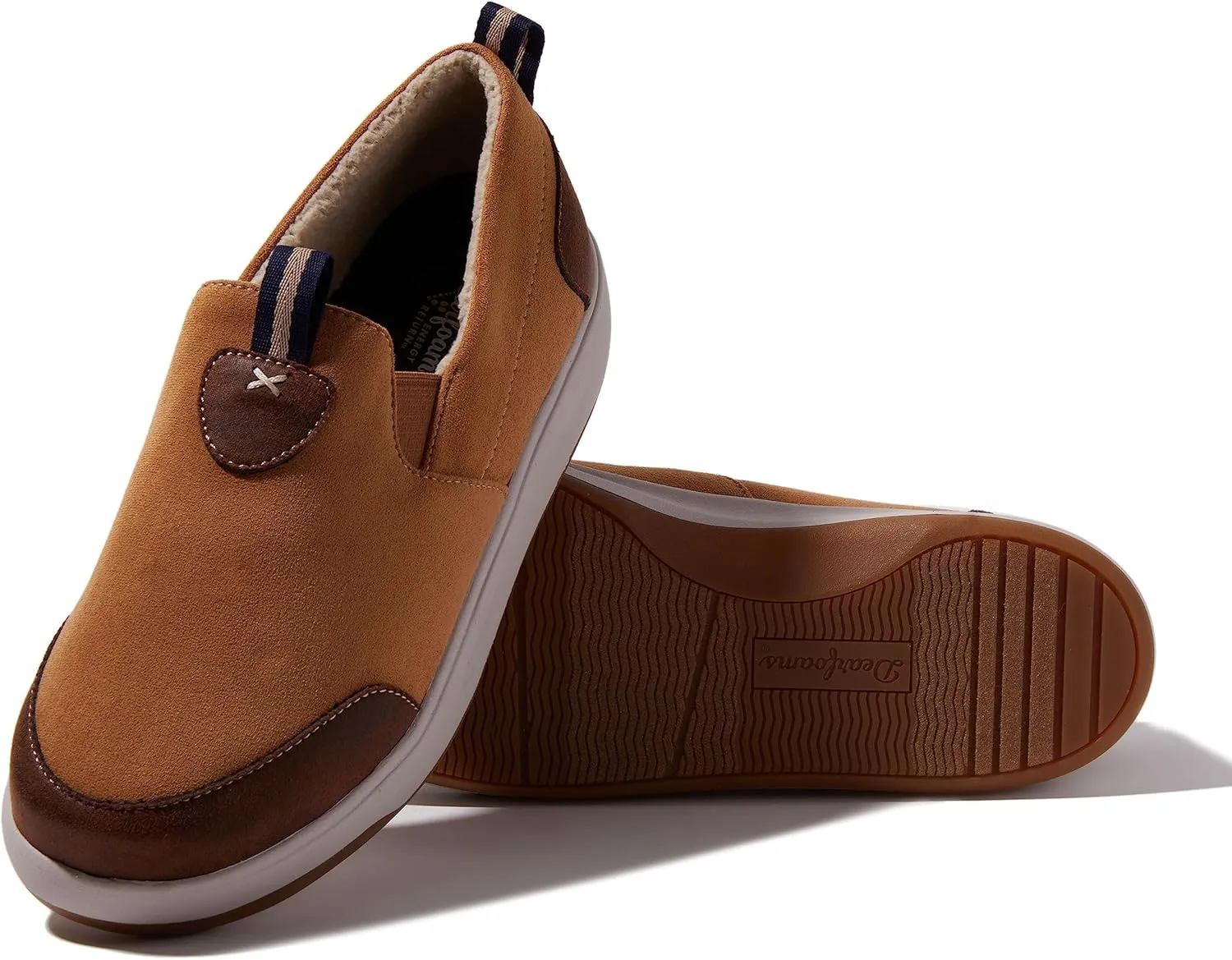 Dearfoams Men's Cypress Water Resistant Slip-On Comfort Sneaker