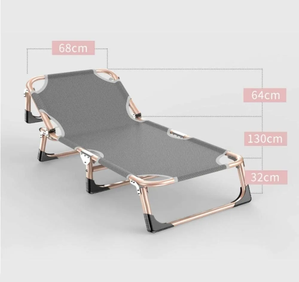 Deck Chair Recliners, Folding Sun Loungers, Office Beach Loungers, Terrace Loungers(Gray   Crystal Cotton Pad)