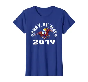 Derby De Mayo Kentucky Horse Race Mexican Sombrero T-Shirt