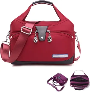 Do-It-All Crossbody Bag, 2023 New Women Waterproof Anti Theft Multi-pocket Oxford Cloth Crossbody Shoulder Bag Handbag Purse.