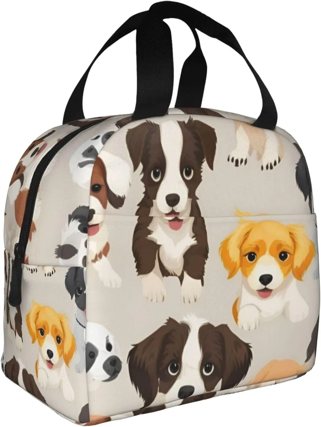 Dog breed Lunch Bag for Women Men Insulated Lunch Box for Work/Picnic/Travel Reusable Durable Lunch Box