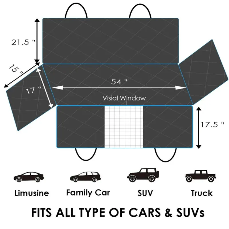 Dog Car Seat View Mesh Protector