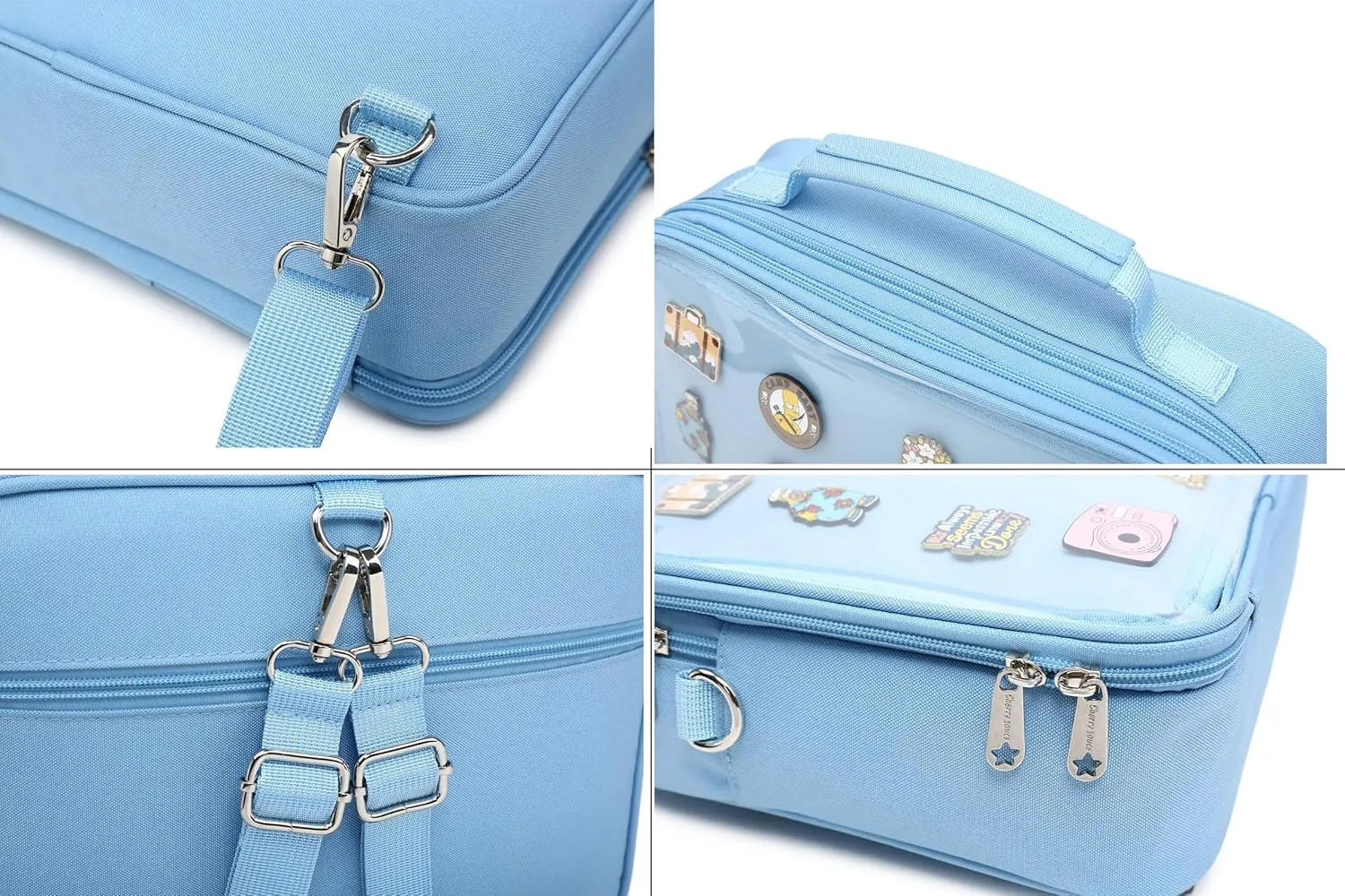 Dopamine Color Ita Bag Backpack Satchel Oxford Crossbody Messenger Shoulder Bag