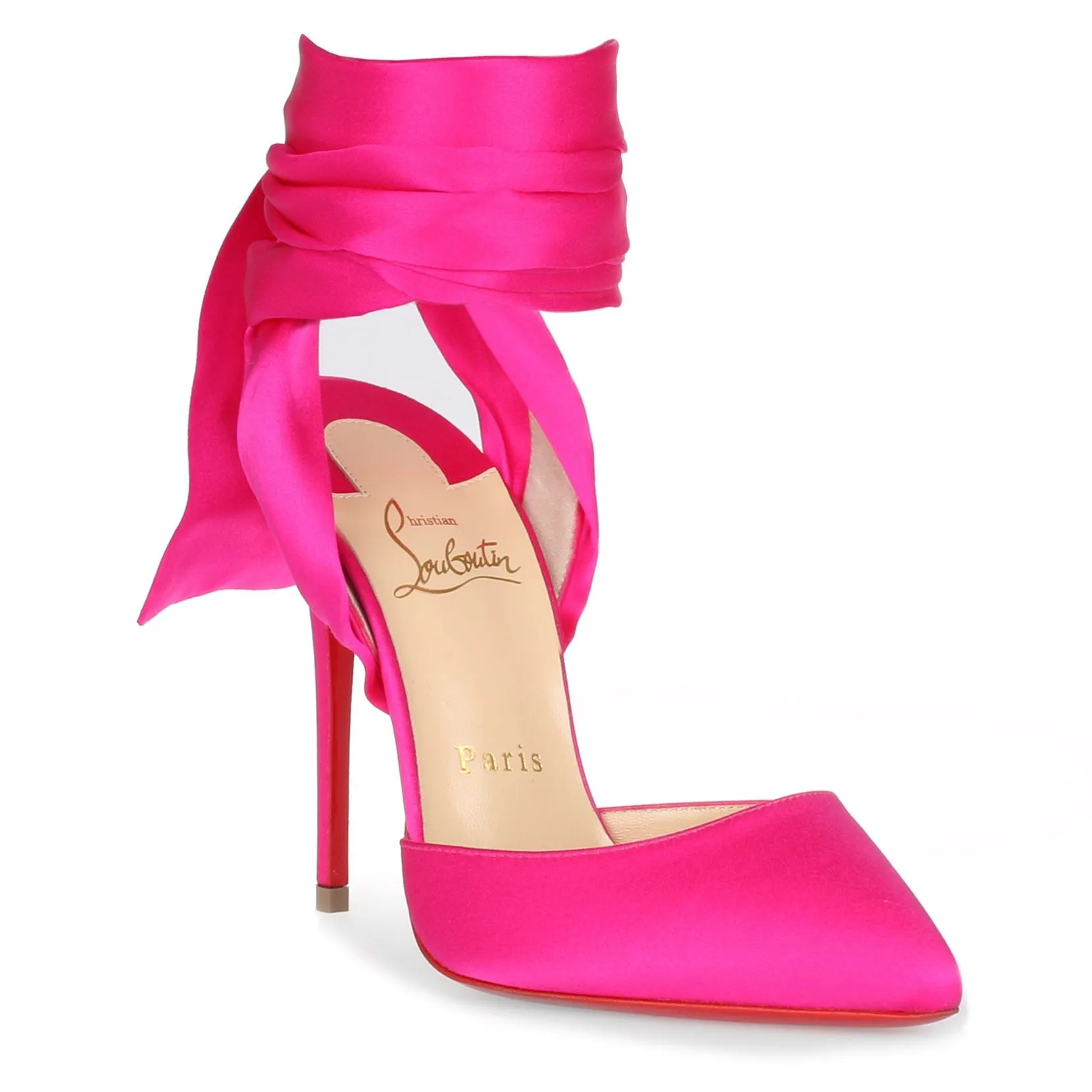 Douce du Desert 100 Satin Rose Pump