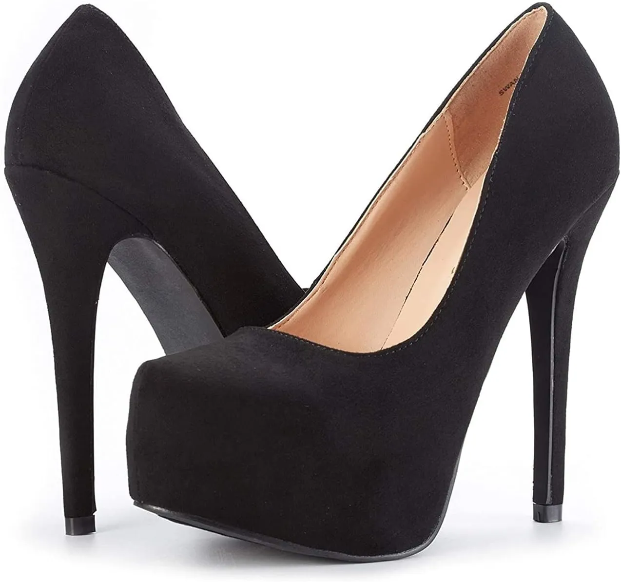 DREAM PAIRS Women's Swan-30 High Heel Platform Dress Pump Shoes