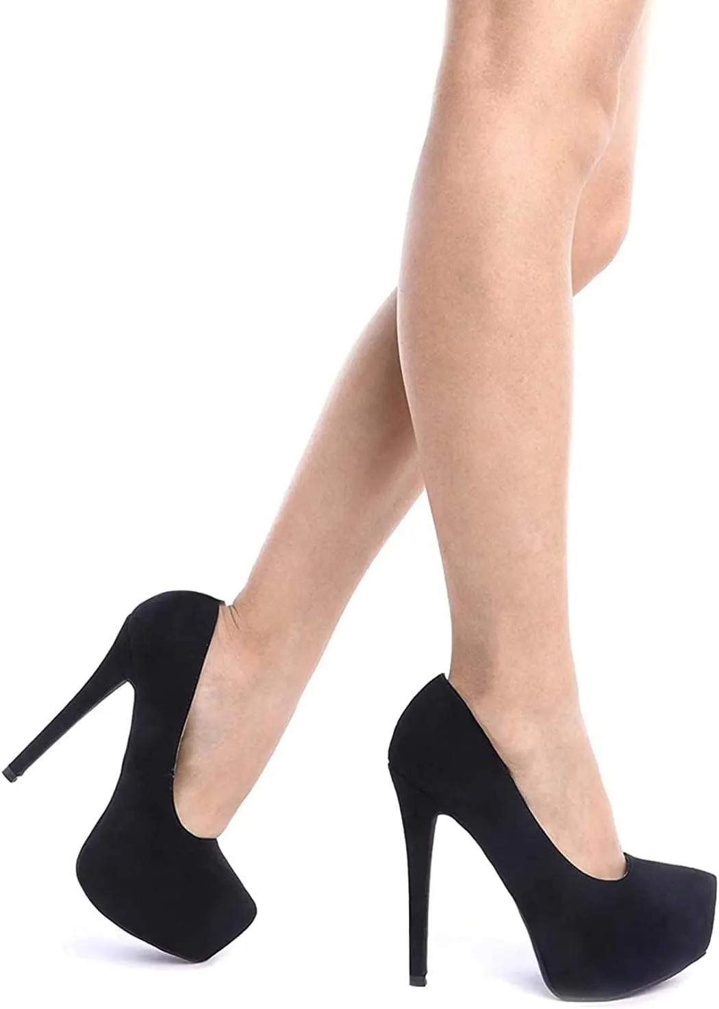 DREAM PAIRS Women's Swan-30 High Heel Platform Dress Pump Shoes