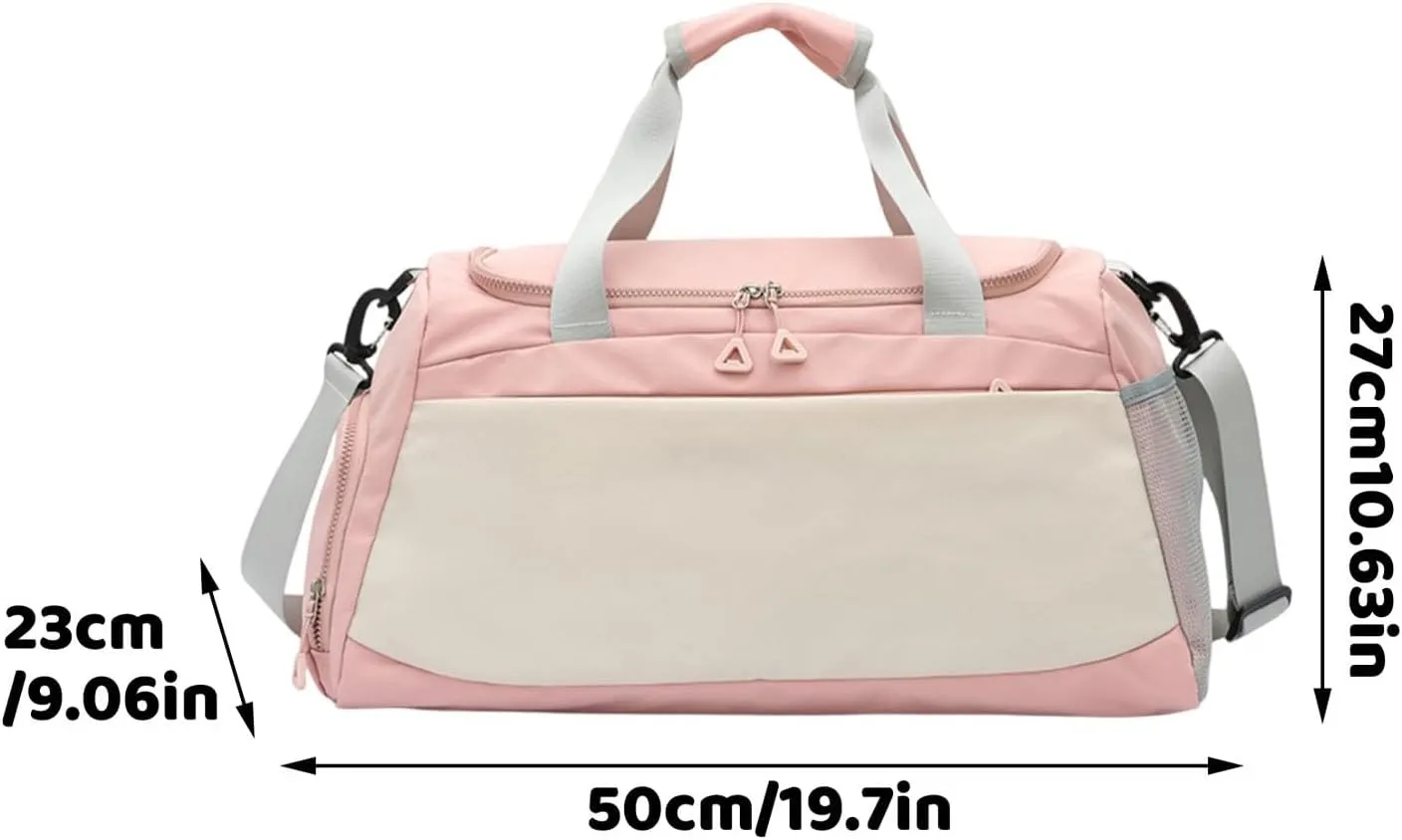 Duffel Bag Personalized Sport Gym Travel Bags Embroidered Name Text Customized Dry Wet Separated Weekend Waterproof Bag for Women Men