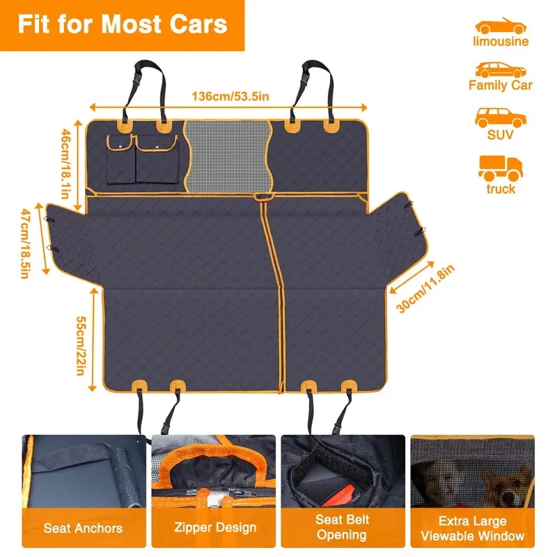 Durable Side Flap Back Dog Car Seat Cover
