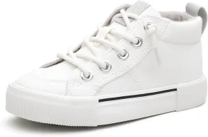 EasyStar Boys Girls Mid-Top Slip On Comfort Fabric Sneaker Shoe