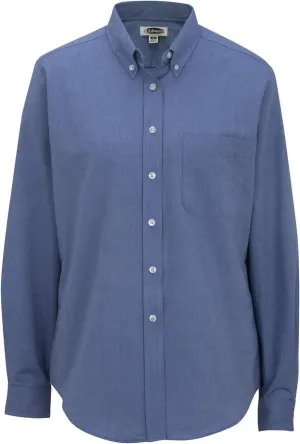 Edwards Ladies' Long Sleeve Oxford Shirt
