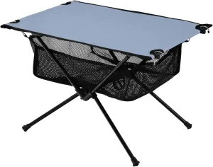 Emelivor Lignt Blue Folding Camping Table Portable Beach Table with Carry Bag Small Collapsible Table for Camping Picnic Garden Fishing Hiking