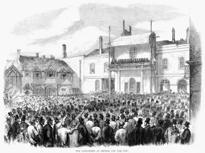 England Election 1868 NThe Nomination At Oxford For The City Engraving 1868 Poster Print by (24 x 36)