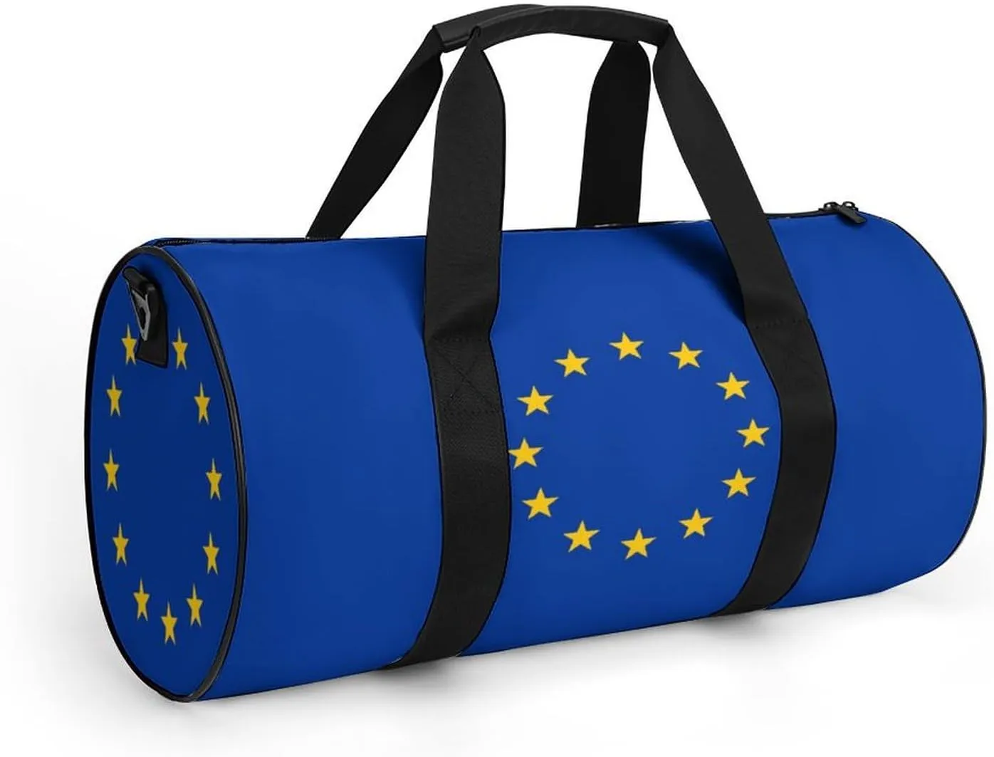 European Union Flag Waterproof Gym Bag for Travel Dry Wet Separation for Beach Yoga Weekender