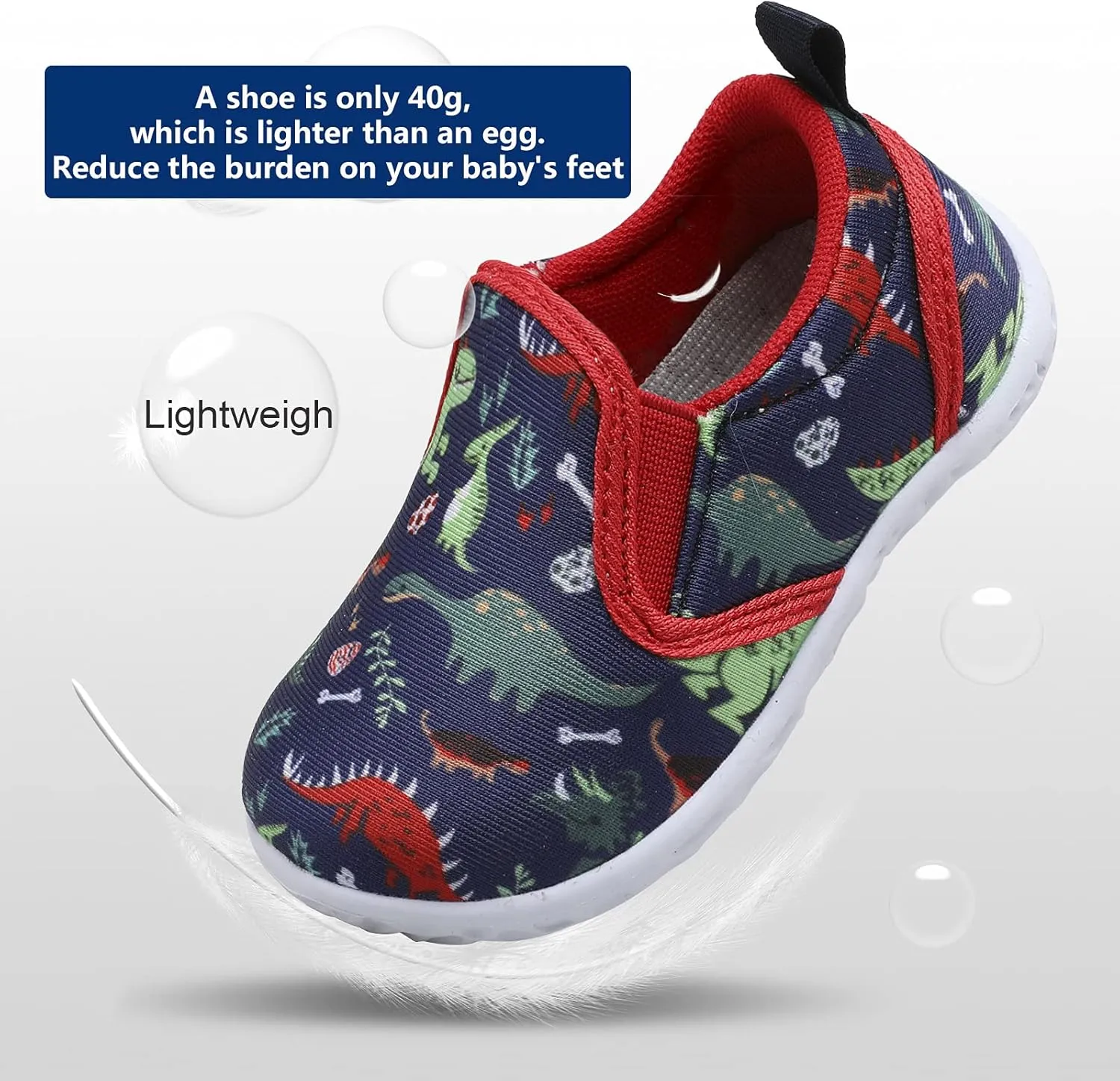 FEETCITY Unisex Baby Shoes Boys Girls Sneakers Infant Slip On First Walking Shoes Toddler Casual Star Sneaker Crib Shoes