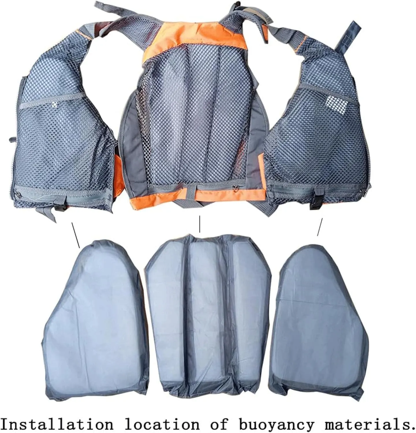 Fishing Life Jackets for Adults,Life Jacket,Multifunction Kayak Fishing Life Jacket,Kayak Life Jackets for Adults Women,Kayak Life Jackets for Adults