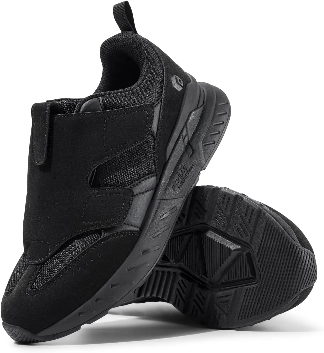 FitVille Diabetic Shoes for Women Wide Width Shoes with Strap Closure Slip-on Sneaker for Wide Feet - Rebound Core V10