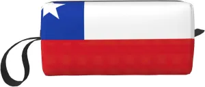 Flag Of Chile Storage Bag,Small Makeup Bag For Purse Travel Makeup Pouch Mini Cosmetic Bag For Man