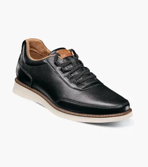 Florsheim Men's Lauch Elastic Lace Slip On Shoes Black