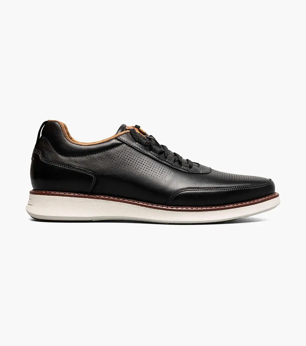 Florsheim Men's Lauch Elastic Lace Slip On Shoes Black