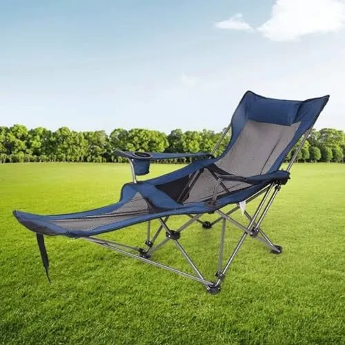 Folding Camping Chair Portable Backpack Fishing Chair Leisure Stool Beach Leisure Chair Sports Chair(Color:Gray Mesh)