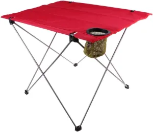 Folding Iron Rod Camping Picnic Table Portable Dining Tea Desk Outdoor Camping Barbecue Picnic Gear with Storage Bag