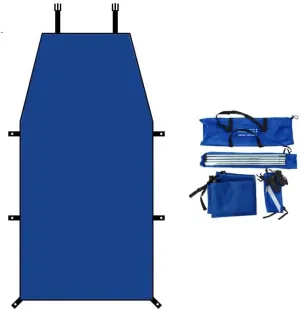 for Peugeot 106/107/108/206/207/208/306/307/308 Camping Tarpaulin Car Awning Waterproof Hammock Rainproof Sunshade Rainproof Awning Outdoor,C Blue-S