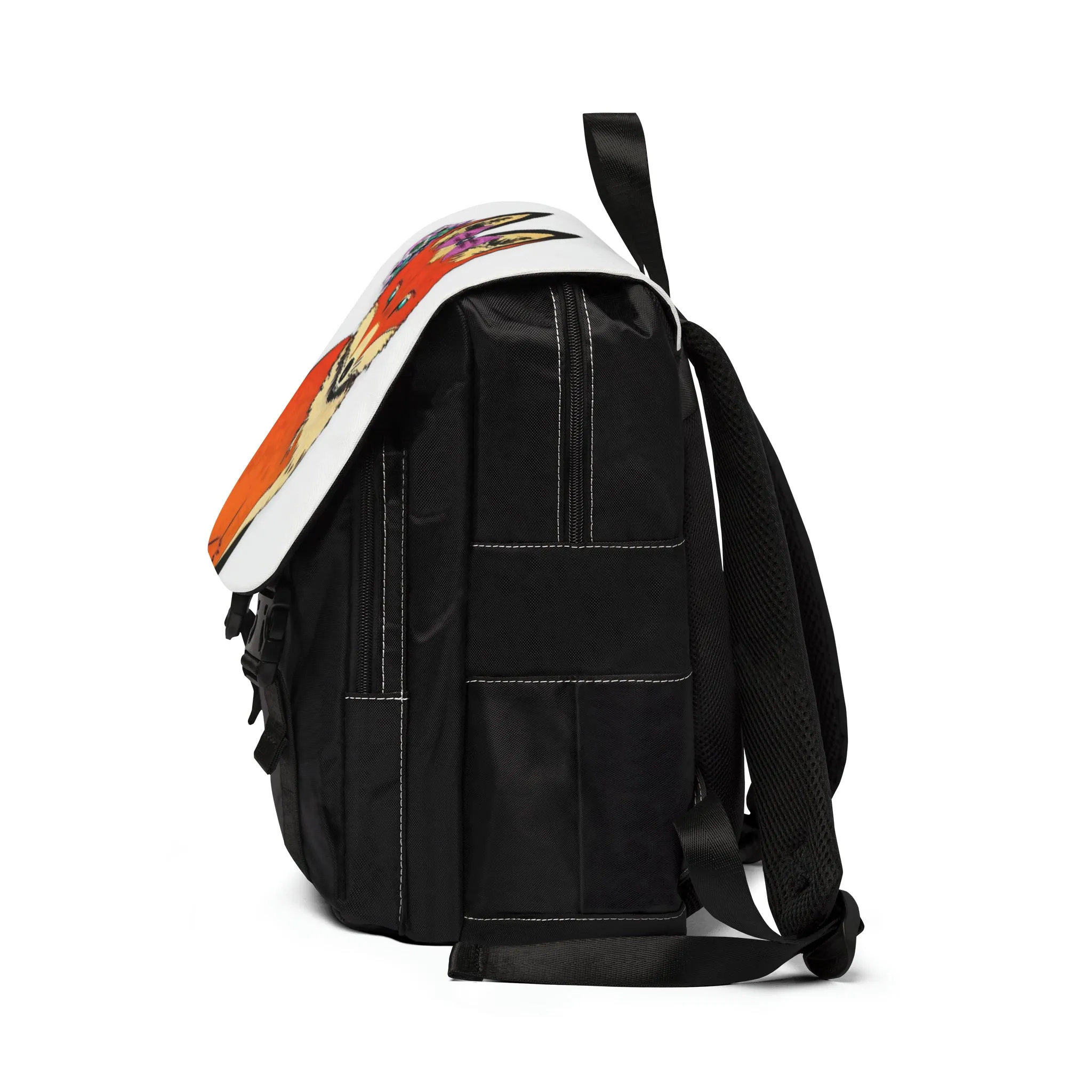 Foxy Mommy Unisex Casual Shoulder Backpack