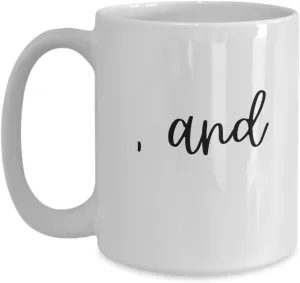 Funny Oxford Comma Mug, Pedant Gift, Christmas Mug, English Grammar Gift