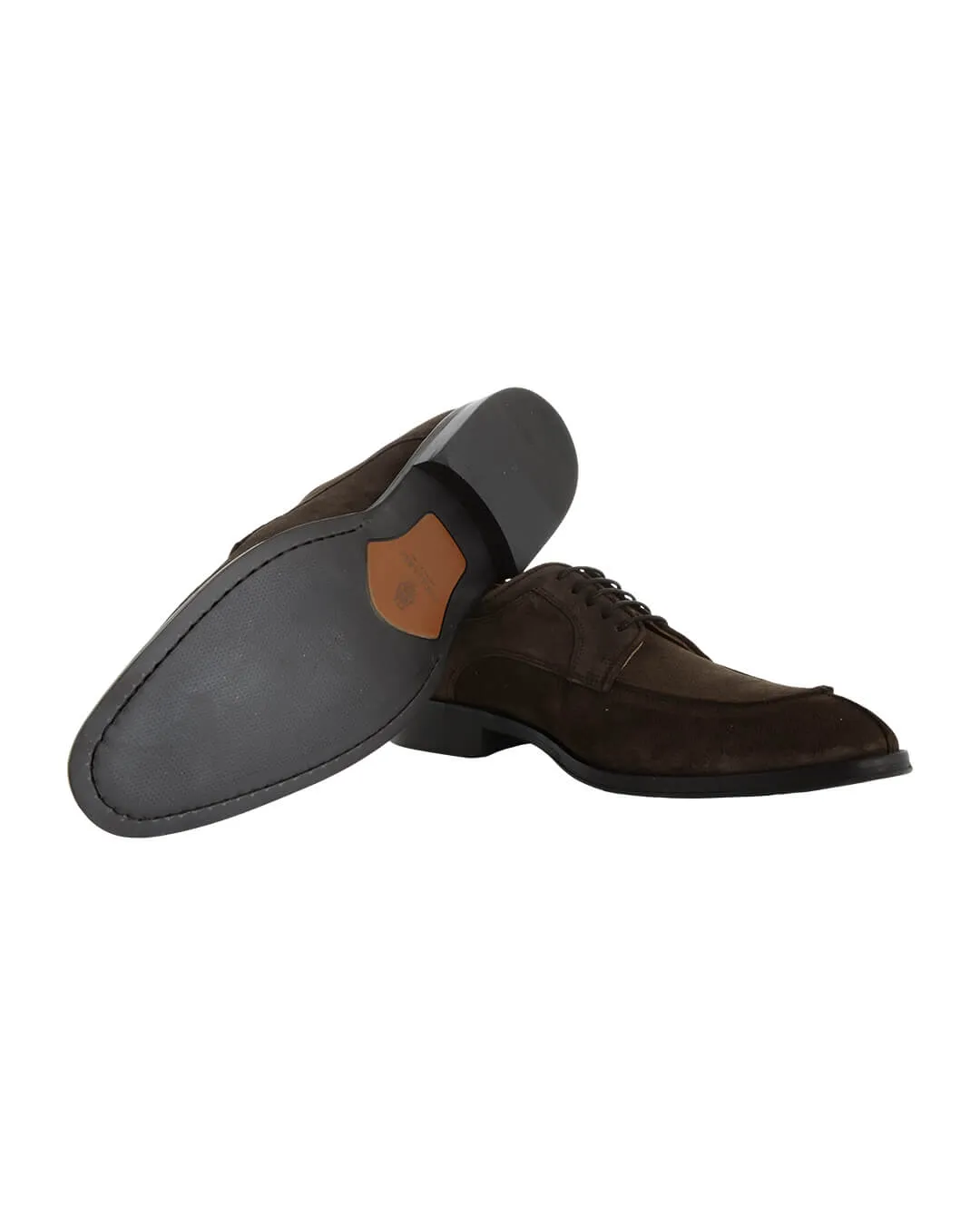 Gagliardi Brown Suede Derby Shoes