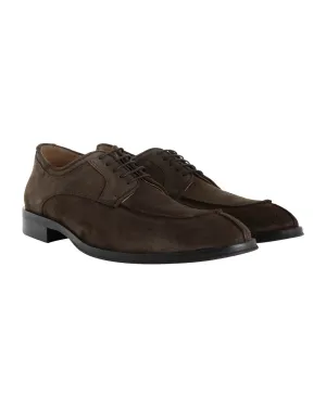 Gagliardi Brown Suede Derby Shoes