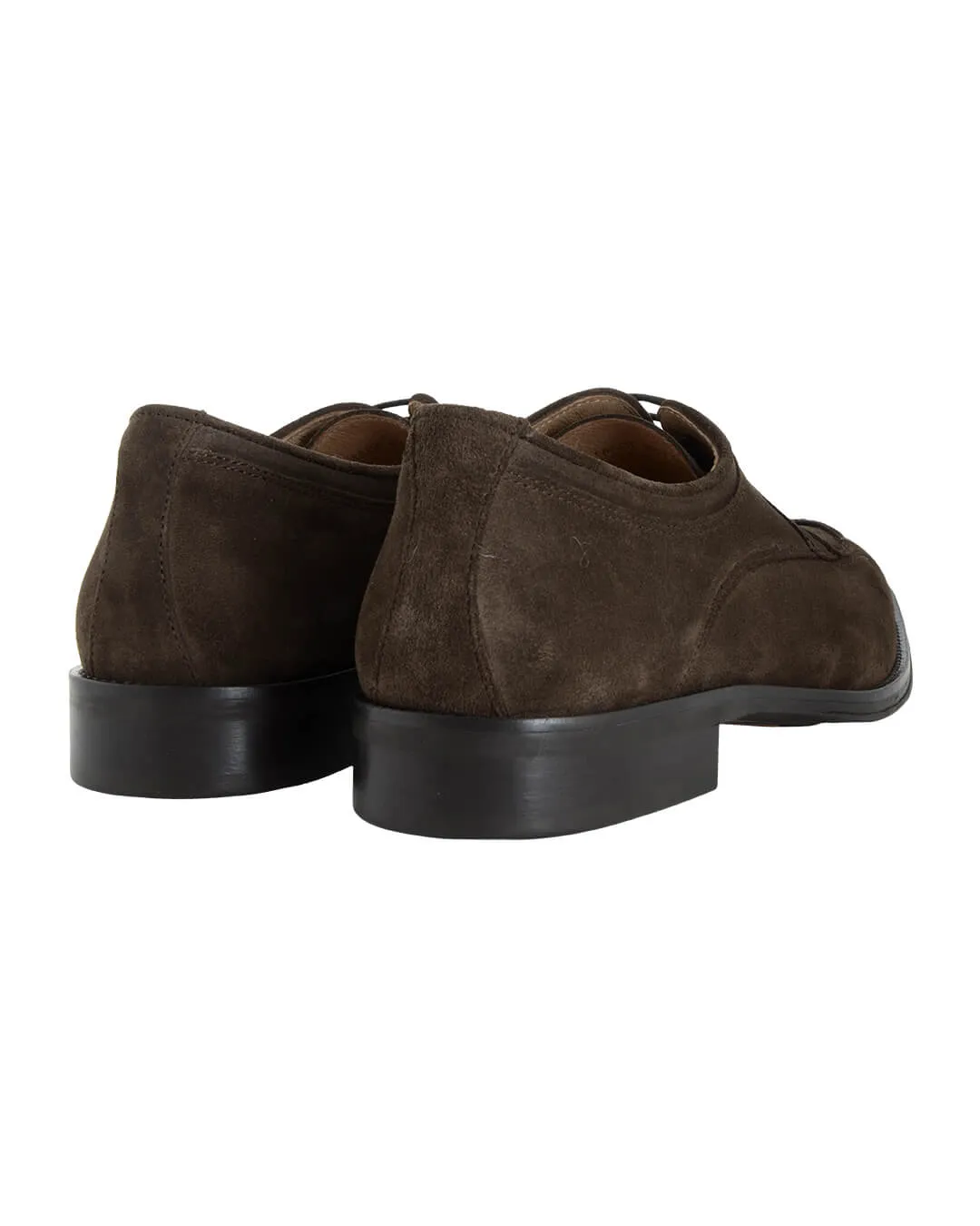 Gagliardi Brown Suede Derby Shoes