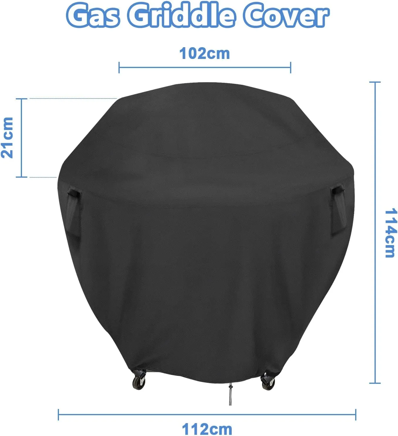 Gas Grill Cover for Cuisinart CGG-999, Cover for Flat Top Grill/Outdoor Griddle/Portable BBQ Grill/Propane Griddle/Gas Griddles