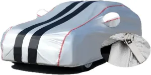 GLUNT Car Cover for Golf MK3(1991-1999) | Durable Dustproof Car Cover Outdoor Full Car Cover Sun Waterproof Car Cover, Scratch Proof/Durable/Breathable/Uv Protection with Zip Cotton Lined (Color : D)
