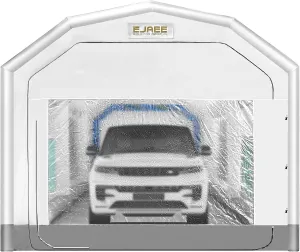 Gold Series 21x15x12Ft Inflatable Spray Paint Booth with Blowers for Compact Vehicles, Furniture & Collectible Restoration; Dust-Free Workspace for Custom Paint Jobs