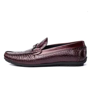 Handmade Full Grain Leather Slip-On Moccasins for Men