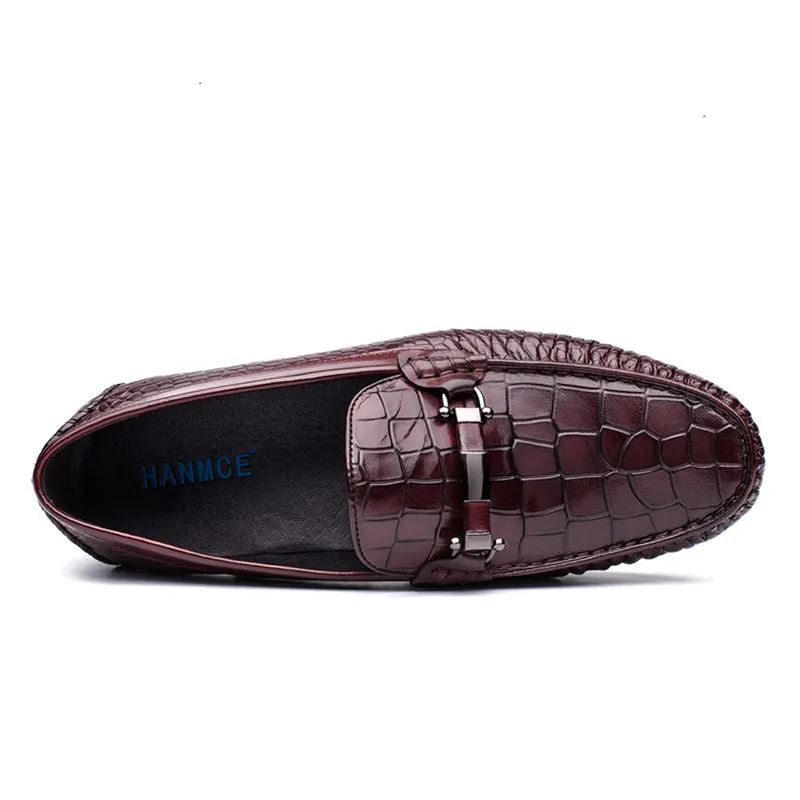 Handmade Full Grain Leather Slip-On Moccasins for Men