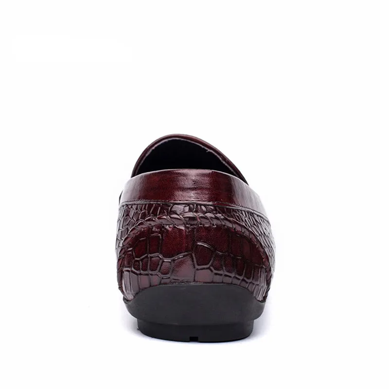 Handmade Full Grain Leather Slip-On Moccasins for Men