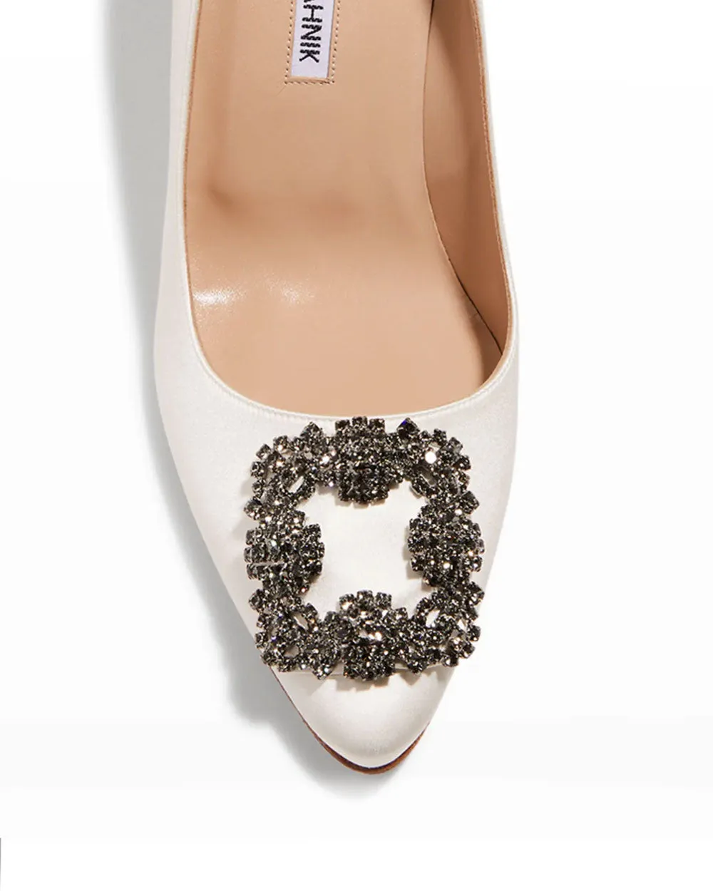 Hangisi Satin Pump 090 In Light Cream