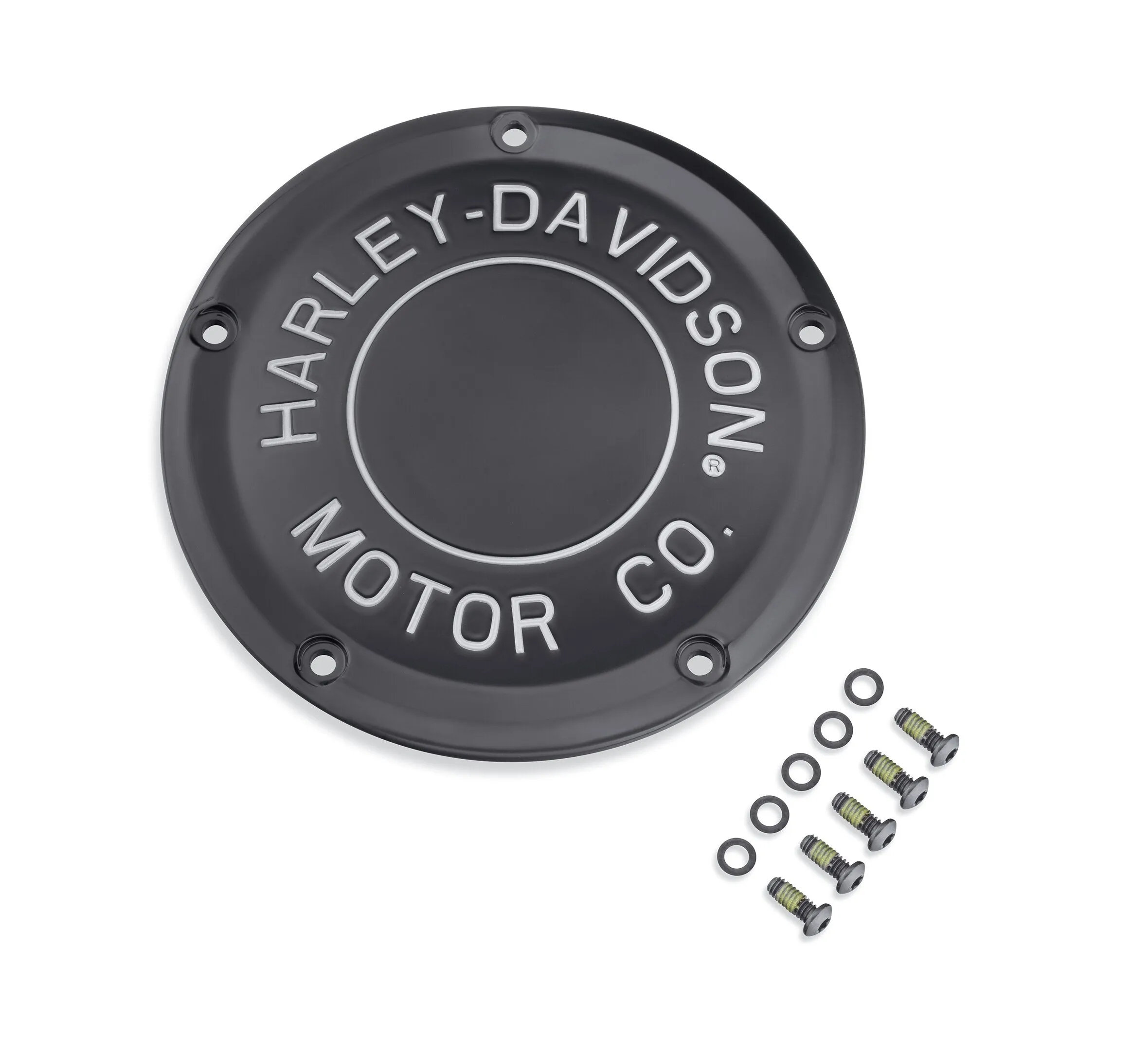 Harley-Davidson Motor Co. Derby Cover - Gloss Black